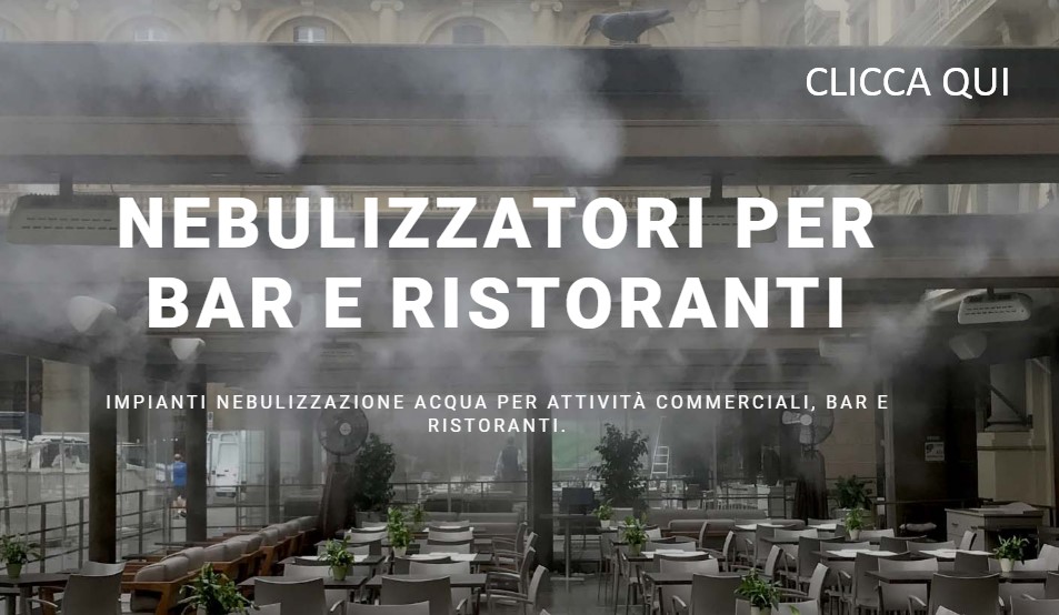 RAFFRESCAMENTO ESTERNI BAR RISTORANTI