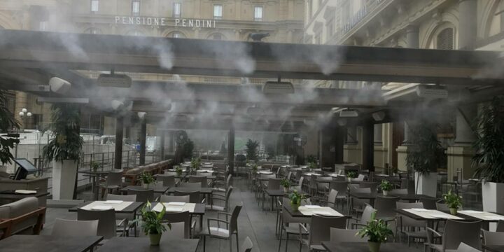 Stai per riaprire il bar o ristorante sulla spiaggia? Installa l’impianto a nebulizzazione antizanzare Mister Mosquito